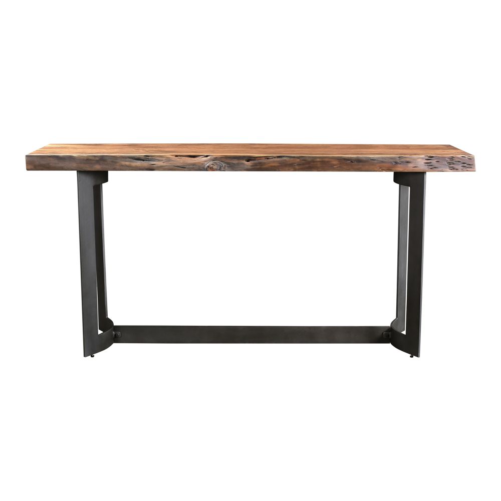 Moes Home Collection VE-1041-03 Bent Console Table in Brown