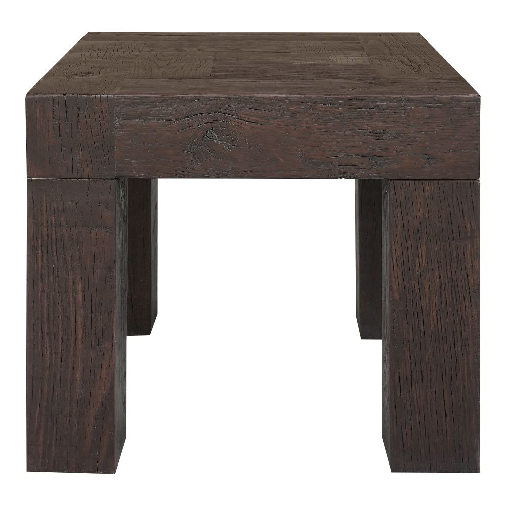 Moes Home Collection VL-1059-03 Evander Side Table in Rustic Brown
