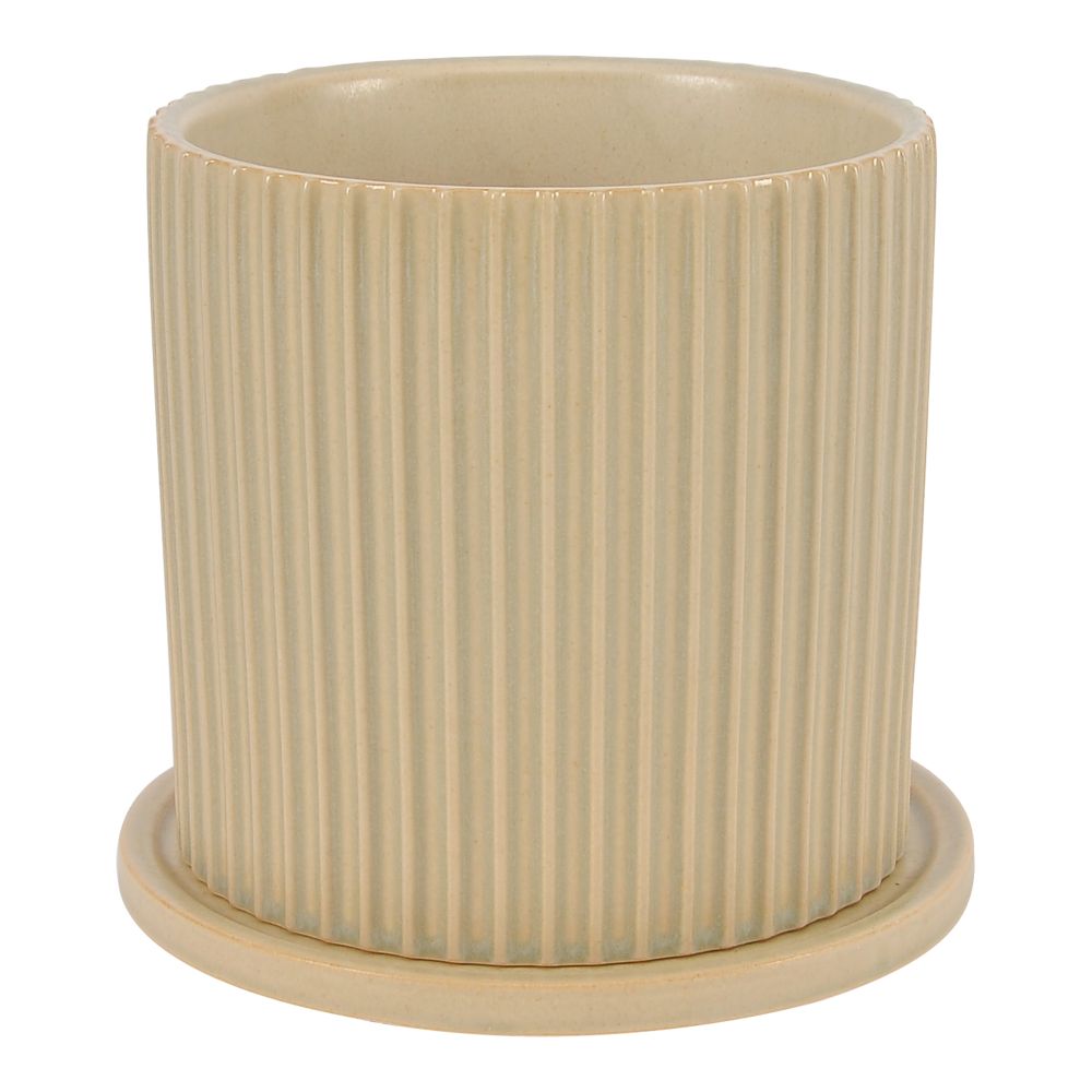 Moes Home Collection VZ-1035-34 Kuhi Large Planter in Beige