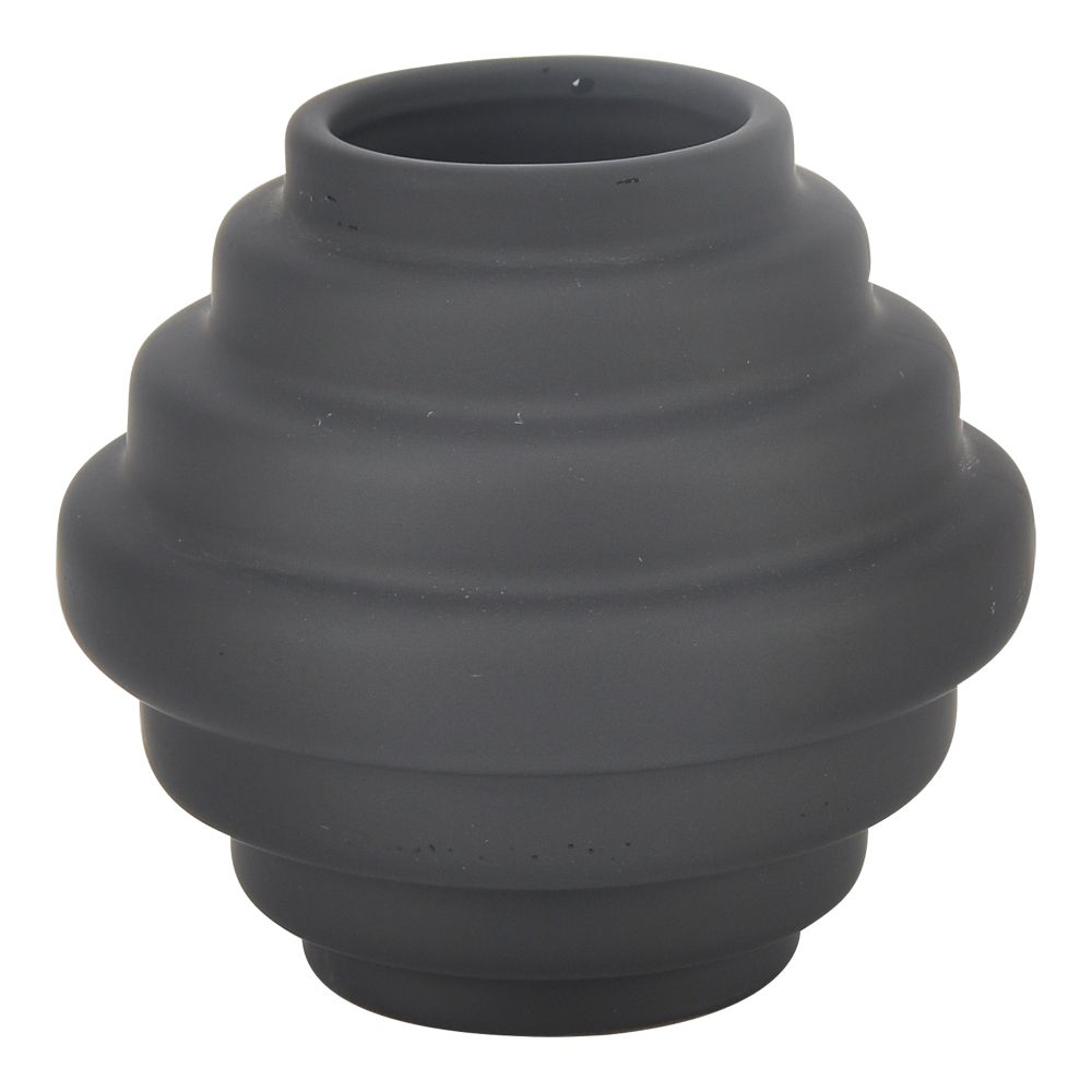Moes Home Collection VZ-1045-02 Mish Vase in Black