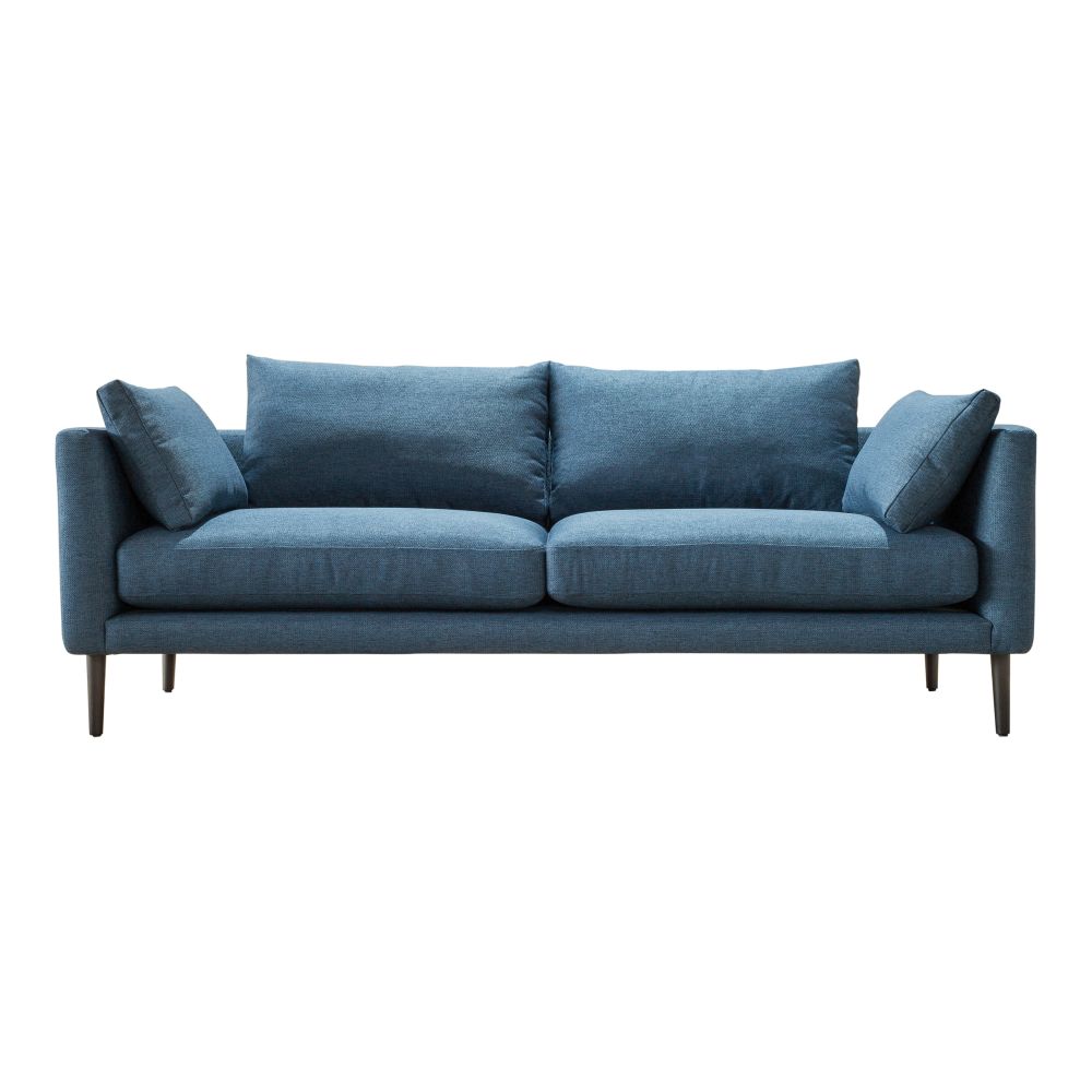 Moes Home Collection WB-1004-19 Raval Sofa in Blue