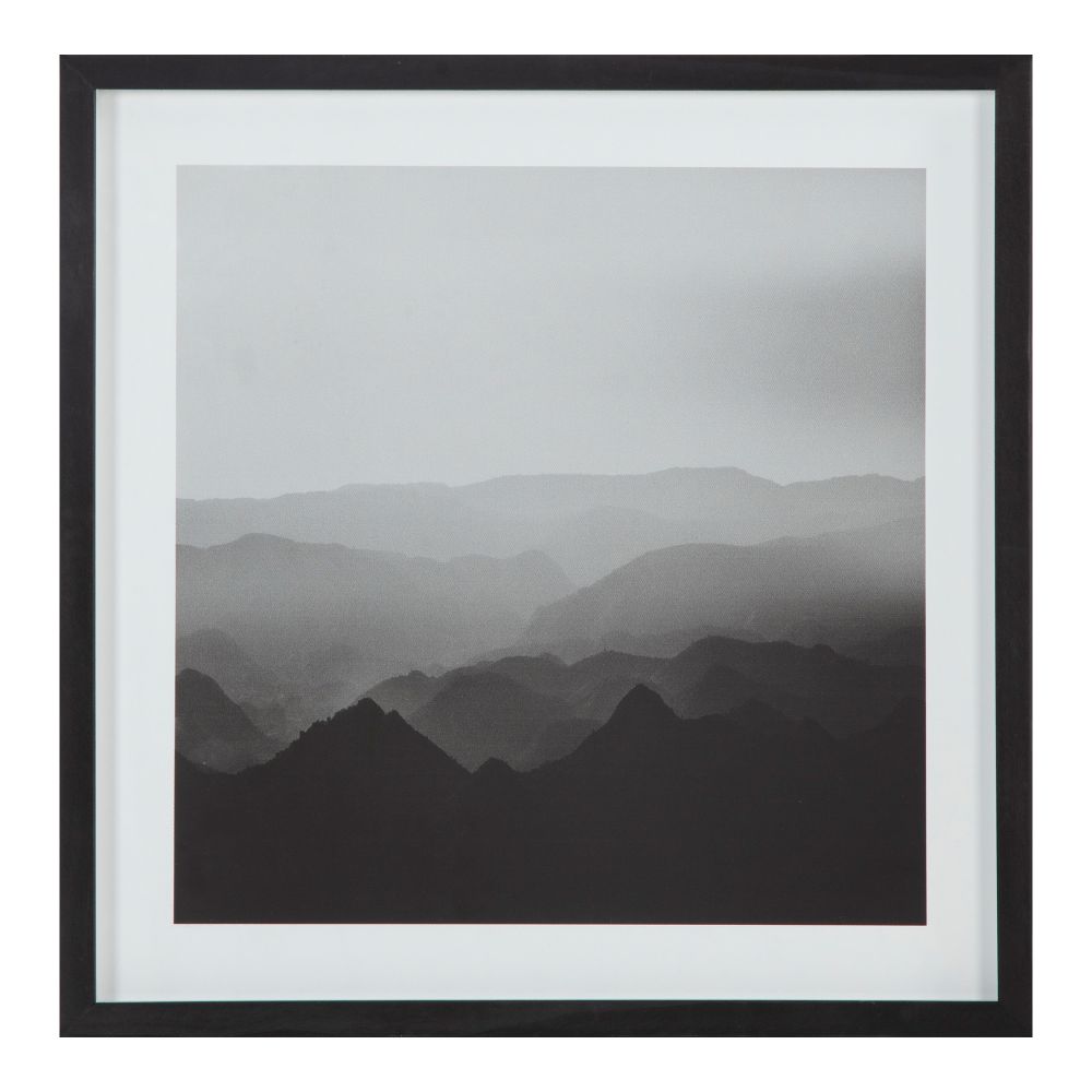 Moes Home Collection WP-1279-37 Highest Peak Framed Print