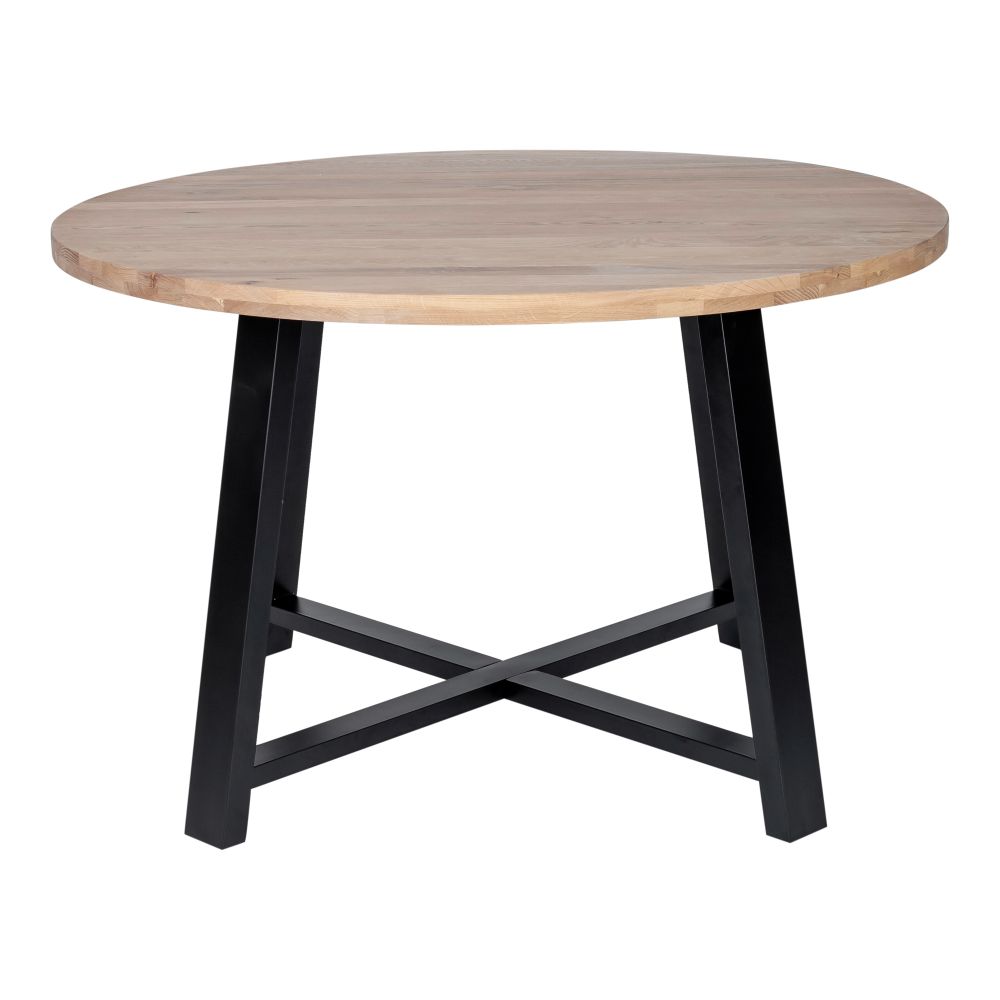 Moes Home Collection YC-1002-24 Mila Round Dining Table in Natural