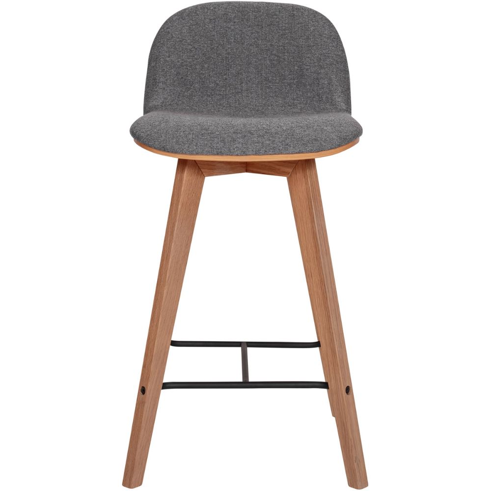 Moes Home Collection YC-1019-15 Napoli Counter Stool in Grey