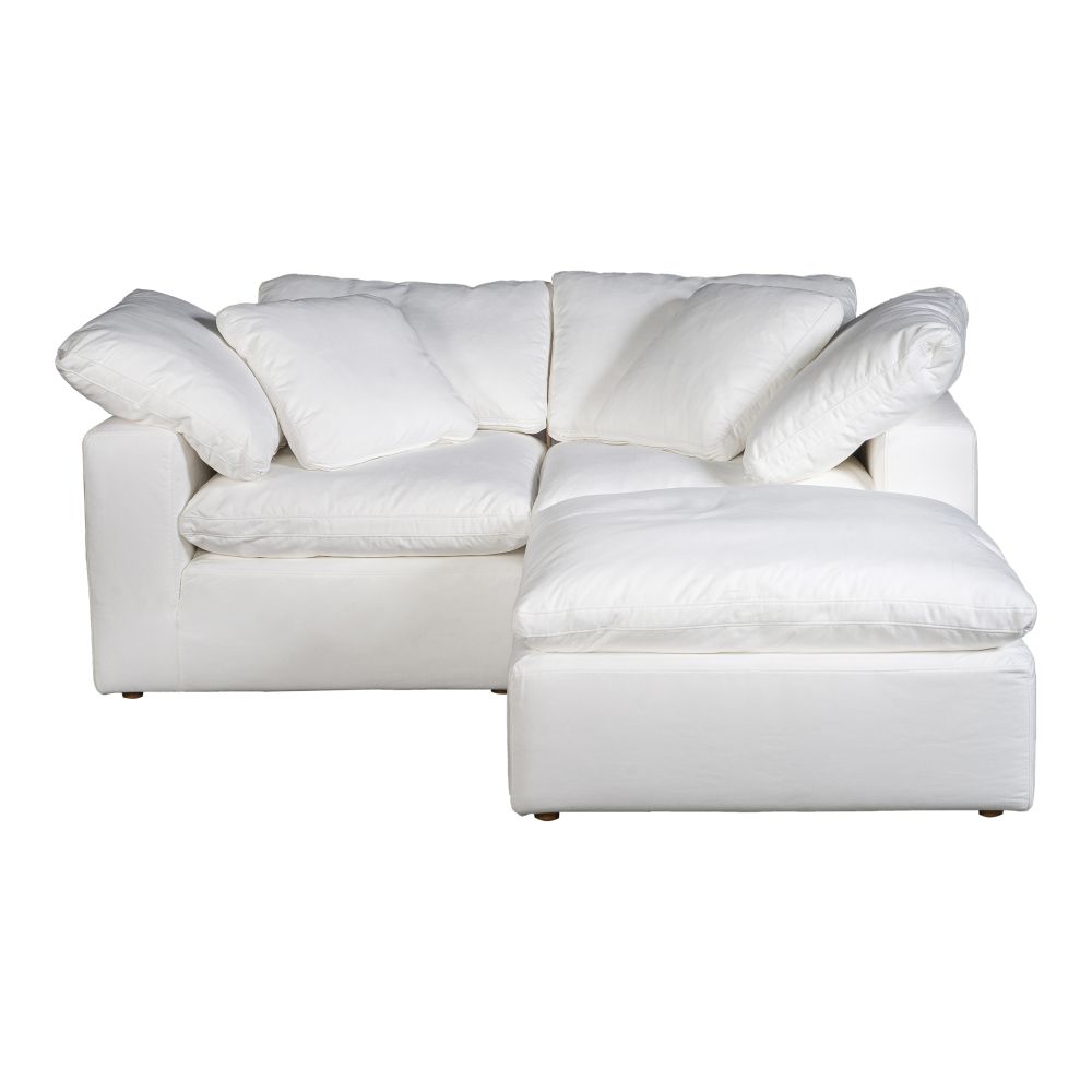 Moes Home Collection YJ-1016-05 Terra Condo Nook Livesmart Fabric Modular Sectional in White