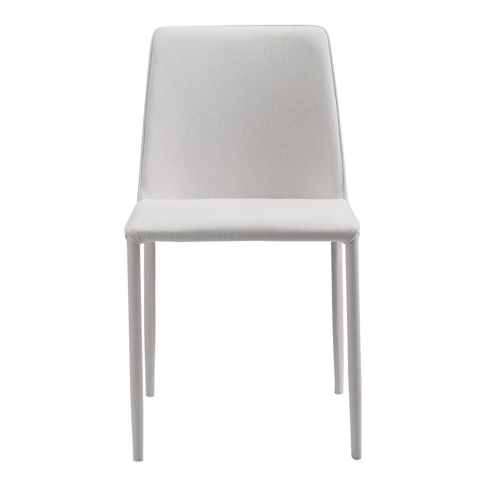 Moes Home Collection YM-1003-29 Nora Fabric Dining Chair in White
