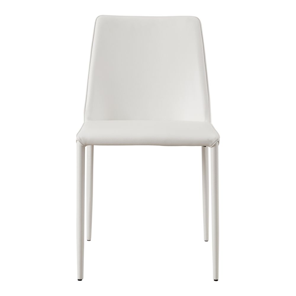 Moes Home Collection YM-1004-18 Nora Pu Dining Chair in White
