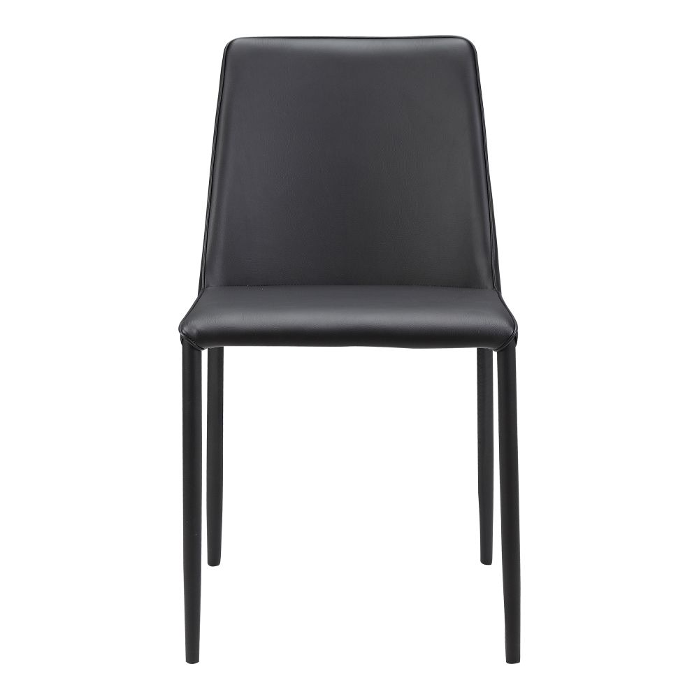 Moes Home Collection YM-1004-29 Nora Pu Dining Chair in Black
