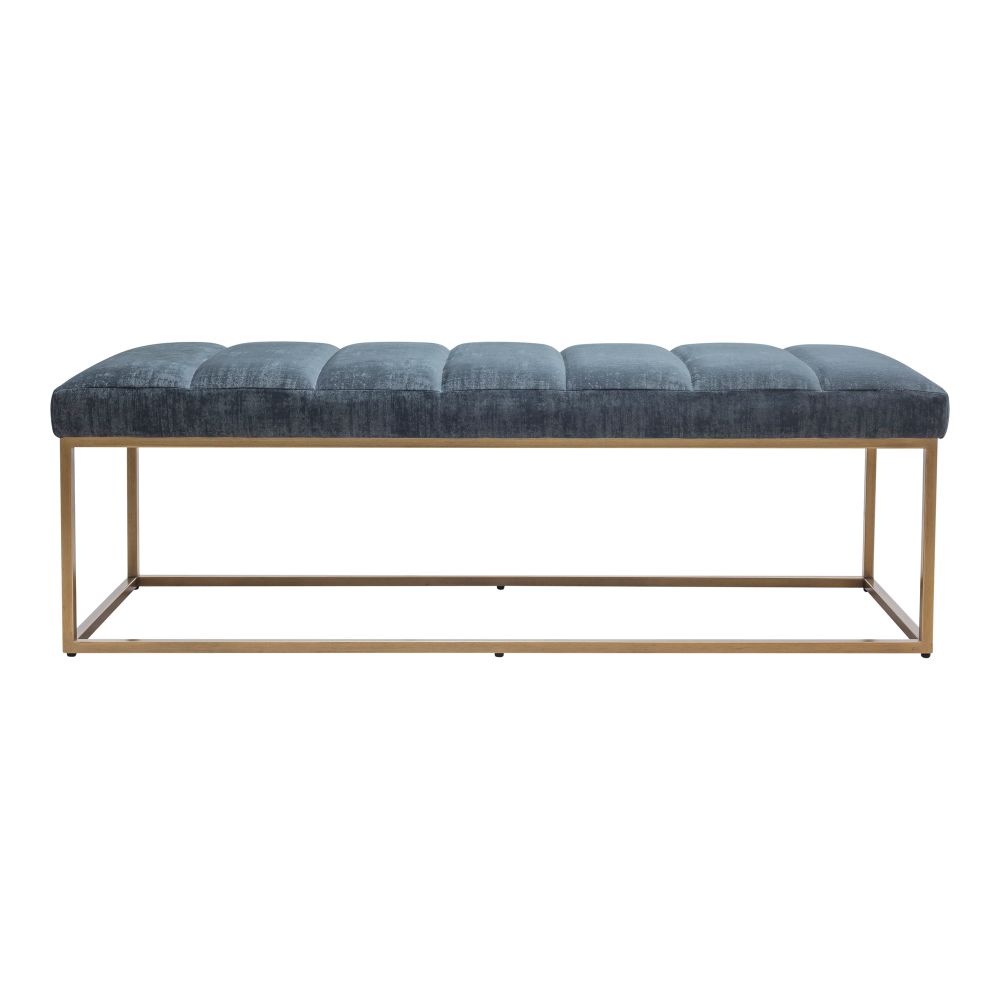 Moes Home Collection ZT-1026-15 Katie Bench in Blue