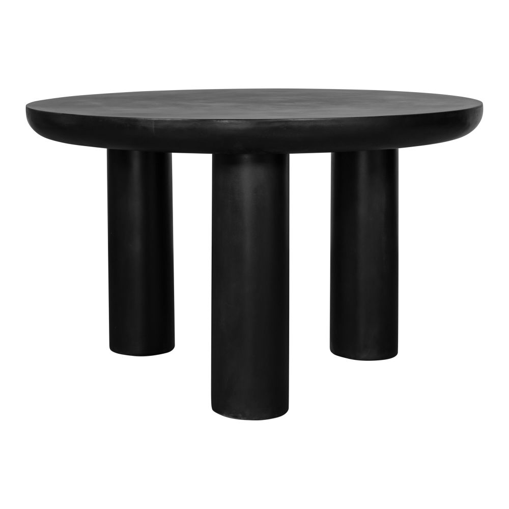 Moes Home Collection ZT-1034-02 Rocca Round Dining Table in Black