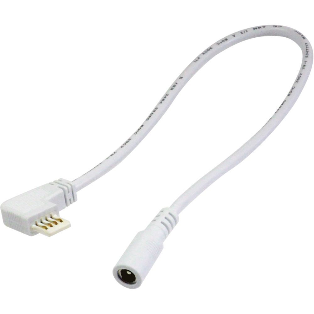 Nora Lighting  Nal-807w 12"  Side Power Line Cable For Lightbar Silk, Right, White
