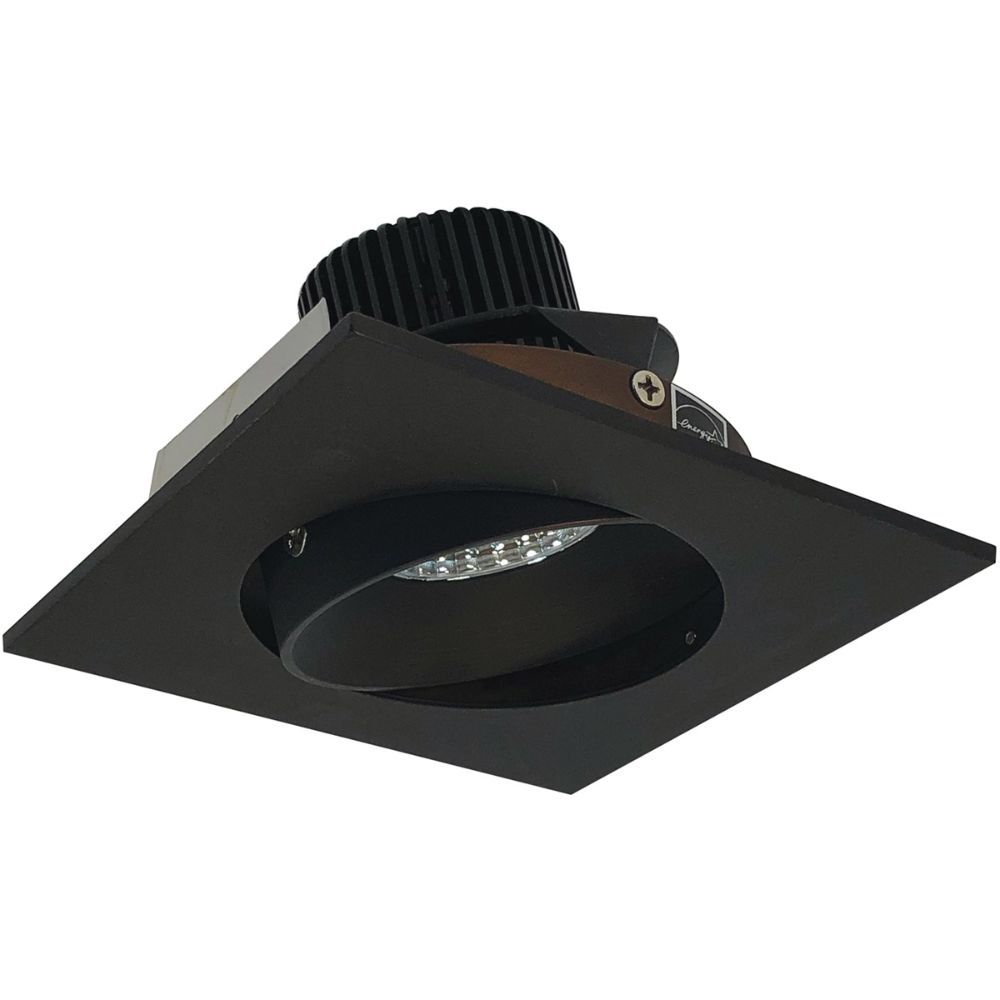 Nora Lighting  Nio-4sc50xbz/10 4" Iolite Led Square Adjustable Cone Reflector, 1000lm / 14w, 5000k, Bronze Reflector / Bronze Flange