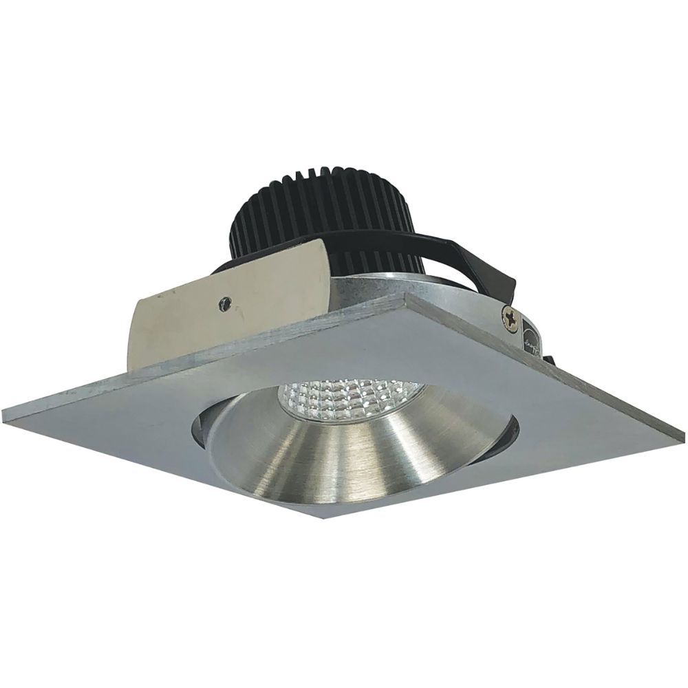 Nora Lighting  Nio-4sc40xnn/hl 4" Iolite Led Square Adjustable Cone Reflector, 1500lm/2000lm/2500lm (varies By Housing), 4000k, Natural Metal Reflector / Natural Metal Flange