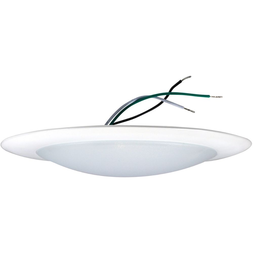 Nora Lighting NLOPAC-R650927ANM Opal LED 8 inch Natural Metal Surface Mount Ceiling Light