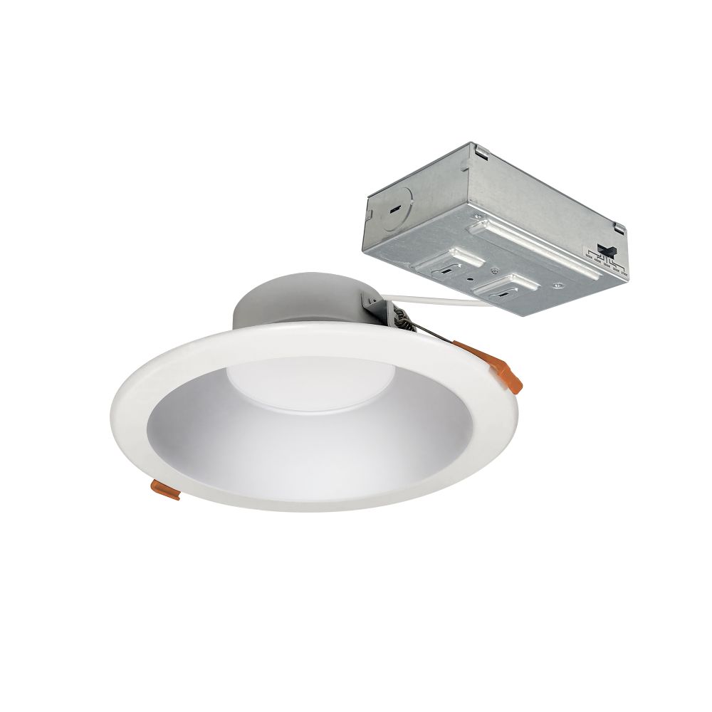 Nora Lighting NLTH-61TW-HZMPW 6" Theia LED Downlight with Selectable CCT, 1400lm / 15W, Haze/Matte Powder White Finish