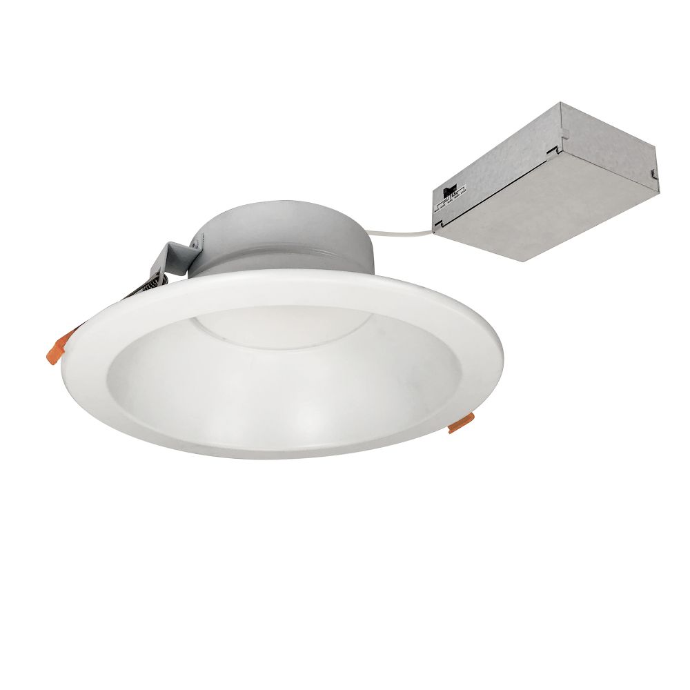 Nora Lighting  Nlth-81tw-mpw 8" Theia Led Downlight With Selectable Cct, 2100lm / 22w, Matte Powder White Finish