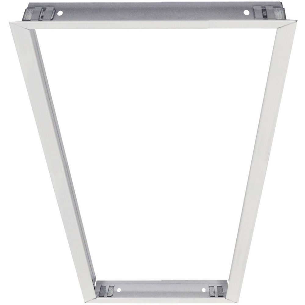 Nora Lighting  Npdbl-14rfk/w Flange Kit For Recessed Mounting 1x4 Led Edge-lit & Back-lit Panels, White