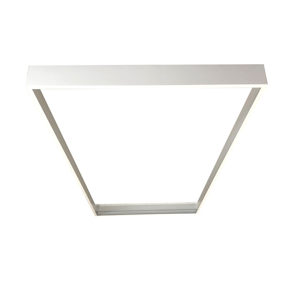 Nora Lighting  Npdbl-24dfk/w Slide-in Frame For Surface Mounting 2x4 Edge-lit & Back-lit Panels, White