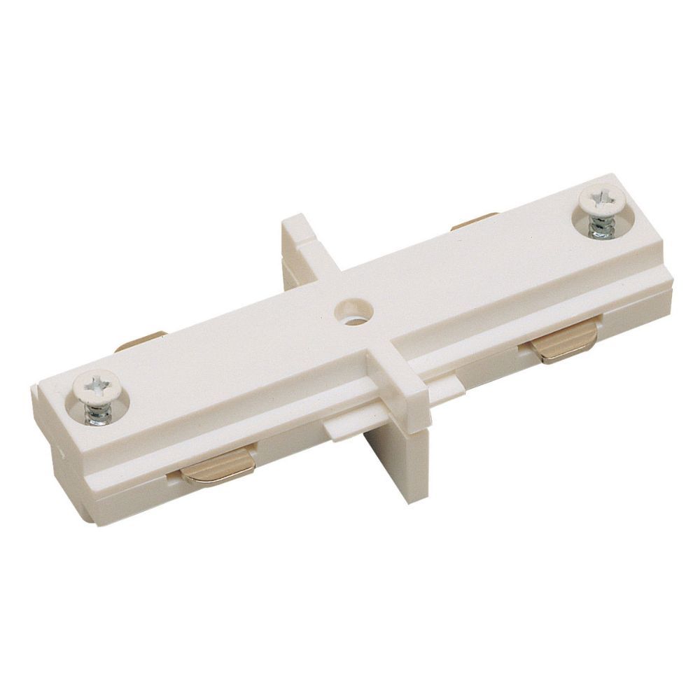 Nora Lighting  Nt-310w Straight Connector For 1 Circuit Track, White