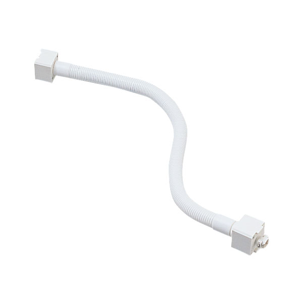 Nora Lighting  Nt-330w 18" Flexible Extension Rod, 1 Or 2 Circuit Track, White