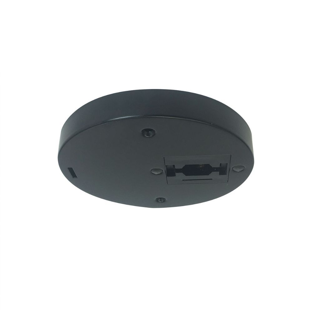 Nora Lighting  Nt-379b Round Monopoint Canopy For Aiden Track Head (nte-850), Black