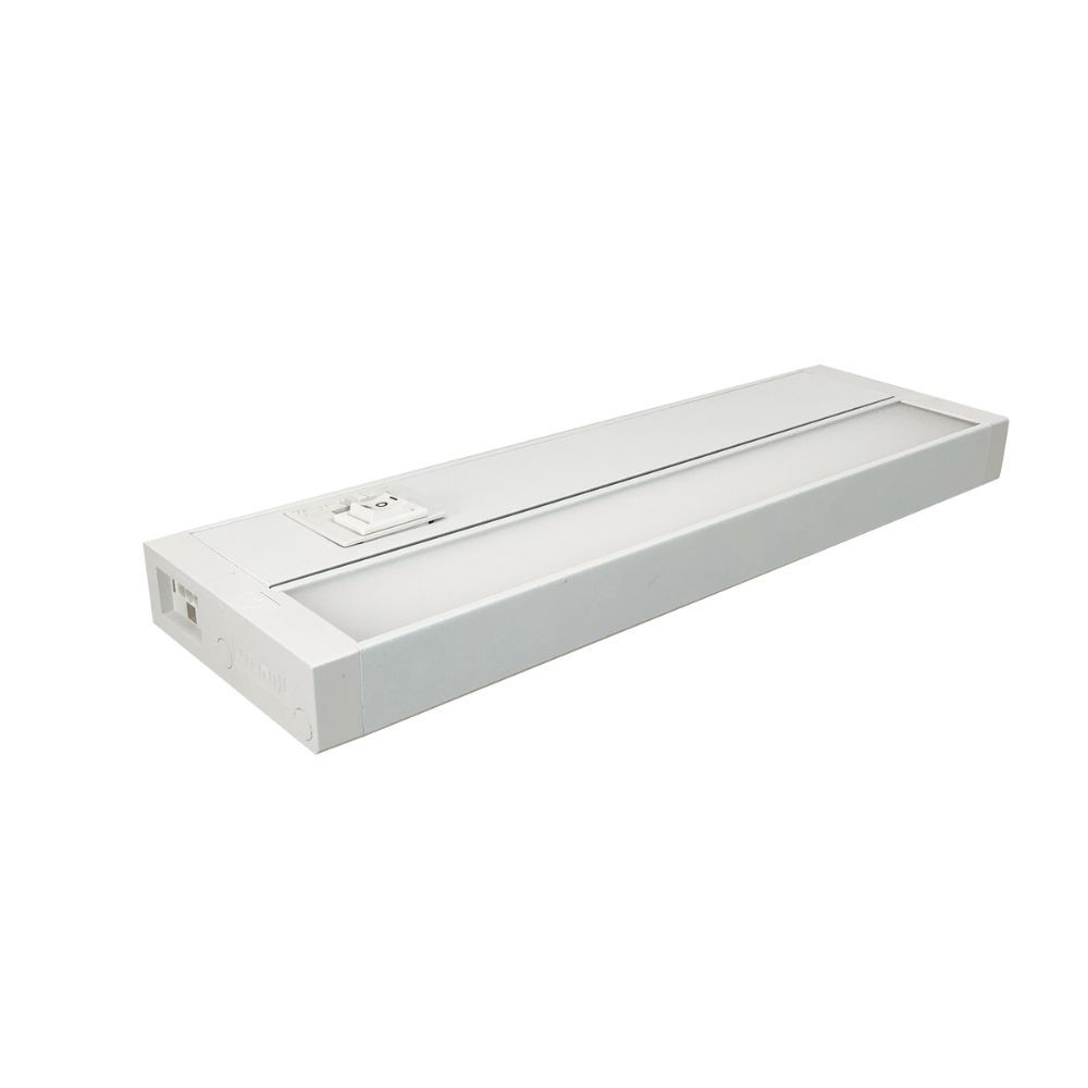 Nora Lighting  Nudtw-8818/23345wh 18" Ledur Tunable White Led Undercabinet, 2700/3000/3500/4000/5000k, White