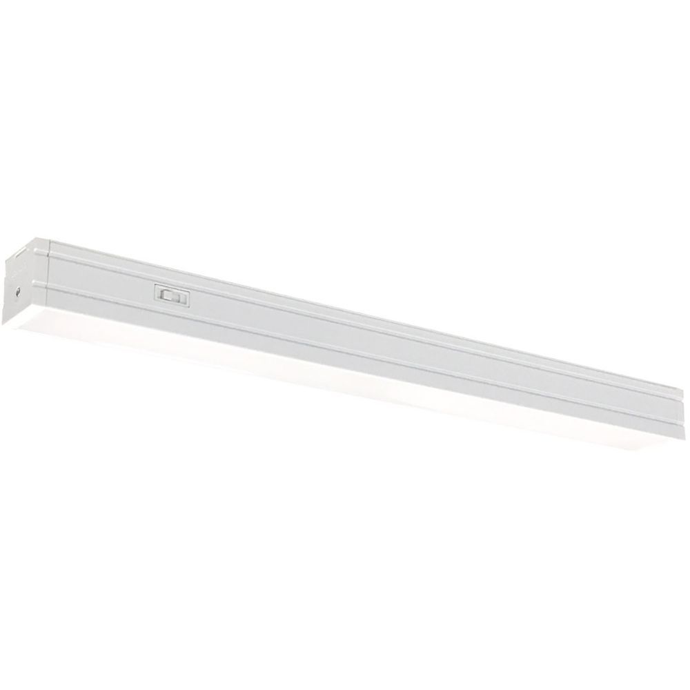 Nora Lighting  Nudtw-9824/w 24" Bravo Frost Tunable White Led Linear, 3000/3500/4000k, White