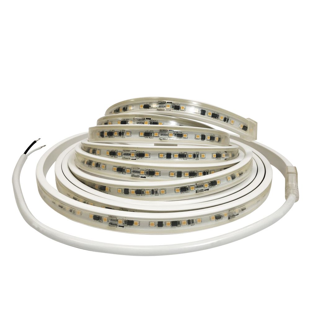 Nora Lighting NUTP13-W32-12-930/HW Custom Cut 32-ft 120V Continuous LED Tape Light 330lm / 3.6W per foot 3000K with Mounting Clips and 8
