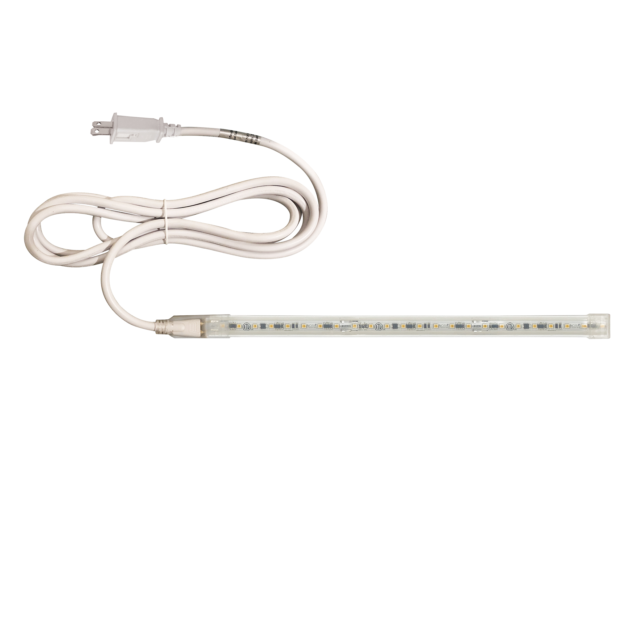 Nora Lighting NUTP13-W12-4-12-930/CP Custom Cut 12-ft, 4-in 120V Continuous LED Tape Light, 330lm / 3.6W per foot, 3000K, w/ Mounting Clips and 8