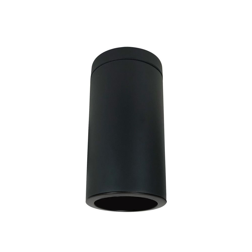 Nora Lighting NYLI-6SL151BBB 6" Cylinder Black Surface Mount 15W Medium Base LED Refl. Black