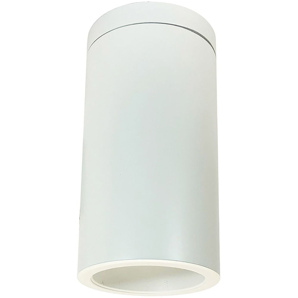 Nora Lighting  Nyls2-6s15135fwww6 6" Cyl Surface 1500lm Ref Fld 35k Wht/wht Wht Cyl 120-277 0-10v