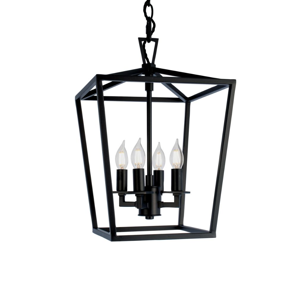 Norwell 1080-MB-NG SMALL PENDANT in MATTE BLACK