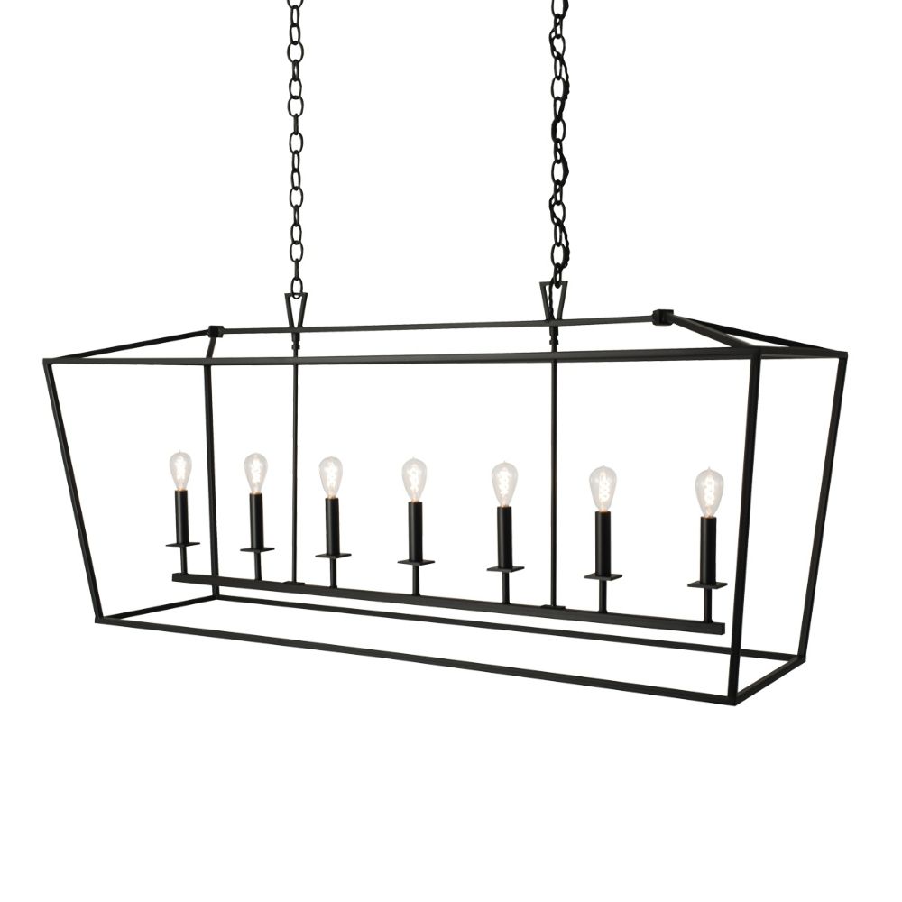 Norwell 1083-MB-NG LINEAR PENDANT in MATTE BLACK