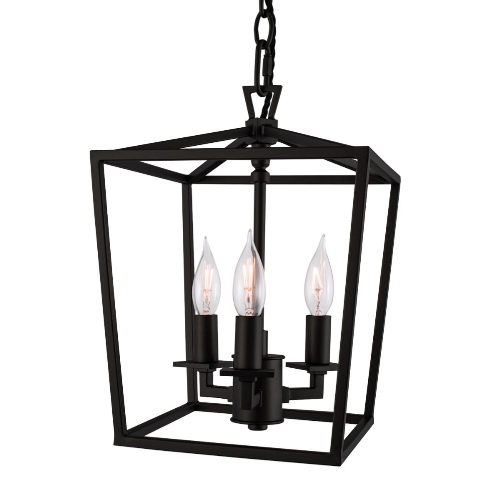 Norwell Lighting 1084-MB-NG Small Pendant in Matte Black