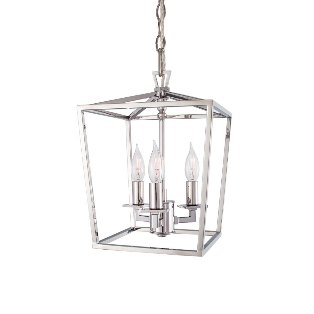 Norwell Lighting 1084-PN-NG Small Pendant in Polished Nickel