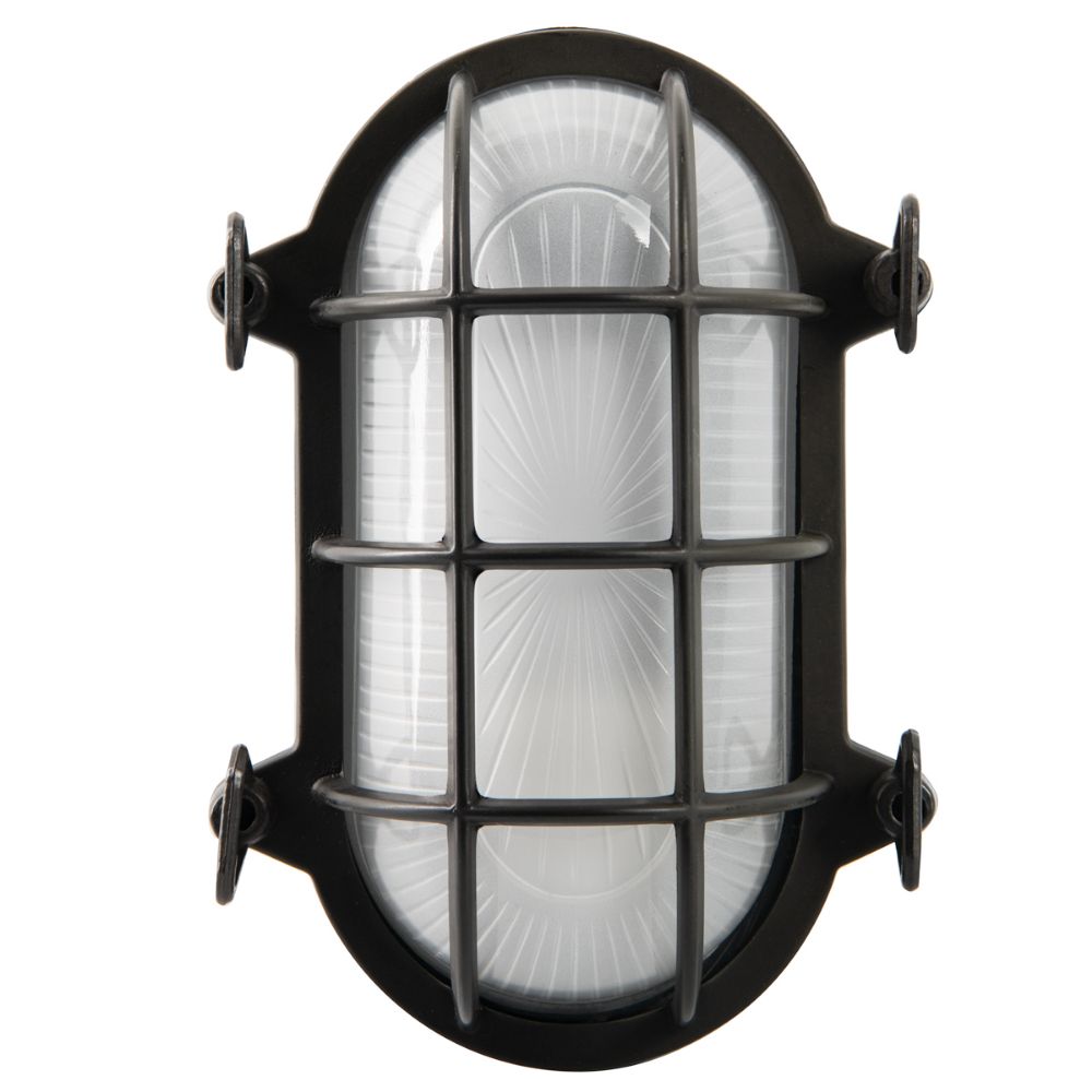 Norwell Lighting 1101-BR-FR Mariner Outdoor Wall in Bronze (Frosted Shade)