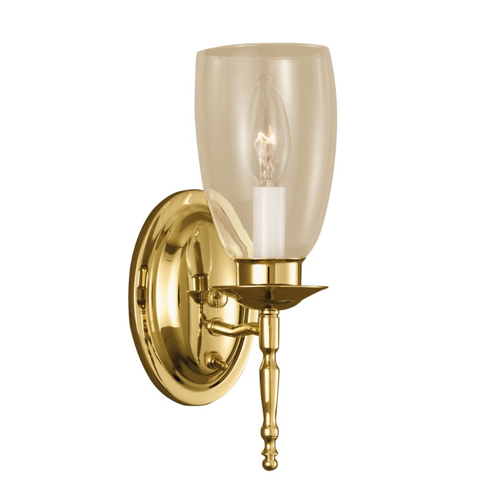 Norwell Lighting 3306-PB Wall Sconce in Polish Brass