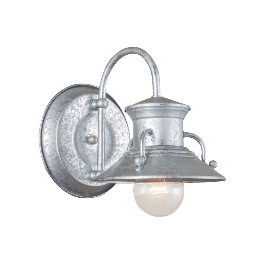 Norwell Lighting 5153-GA-NG Budapest Wall Outdoor Wall in Galvanized