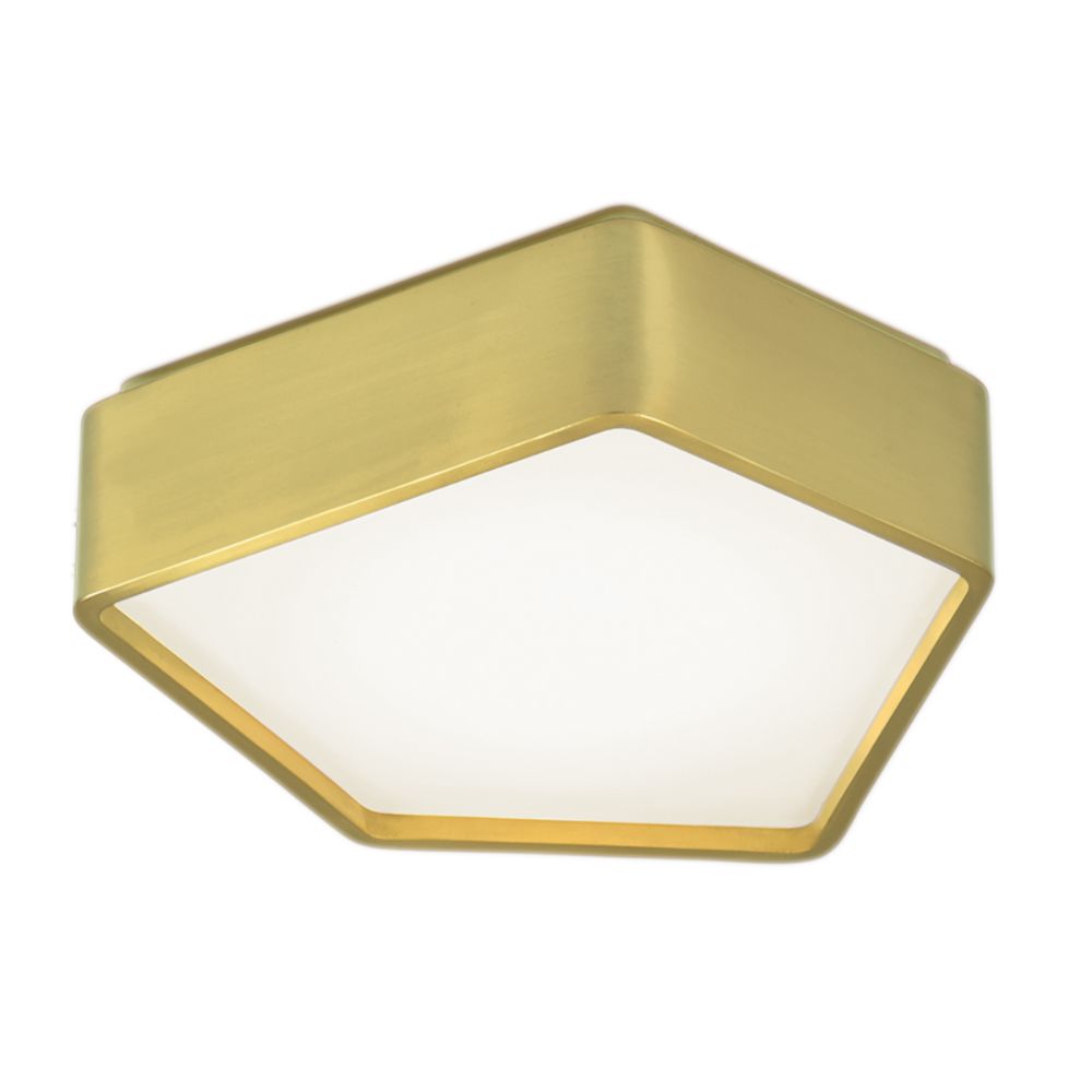 Norwell Lighting 5395-SB-SO Fenway Ceiling in Satin Brass