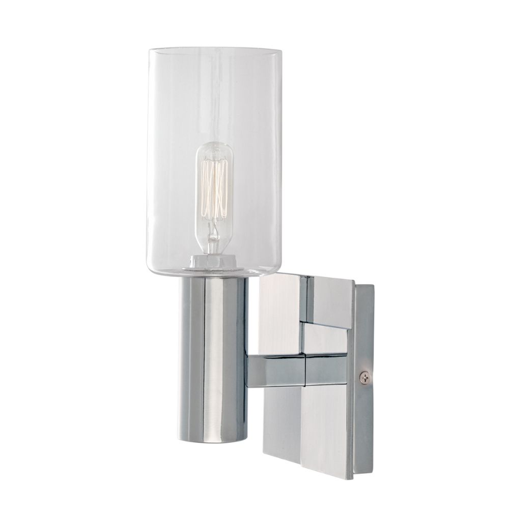 Norwell Lighting 8173-CH-CL Empire Sconce in Chrome