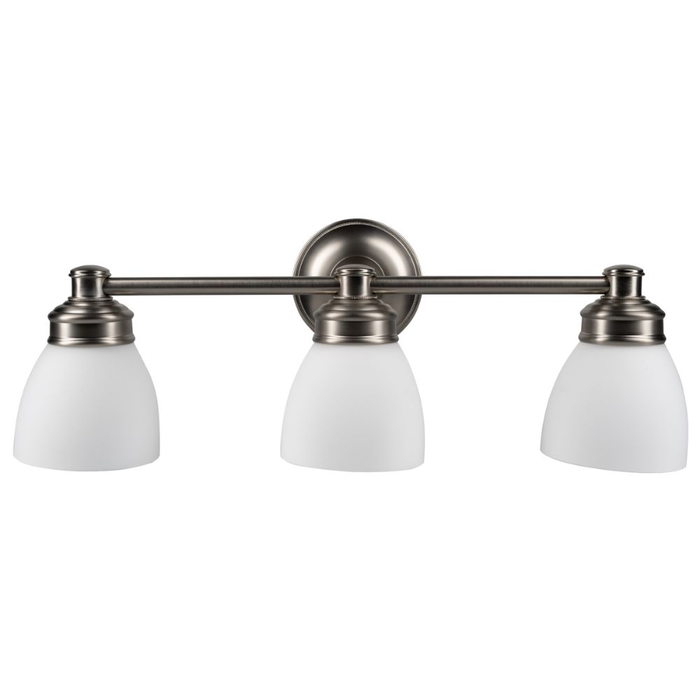 Norwell Lighting 8793-BN-OP Spencer Sconce Wall Sconce in Brushed Nickel (Opal Shade)