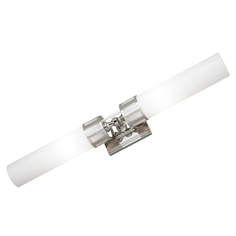 Norwell Lighting 9652-CH-SO Astor Wall Sconce in Chrome (Shiny Opal Shade)