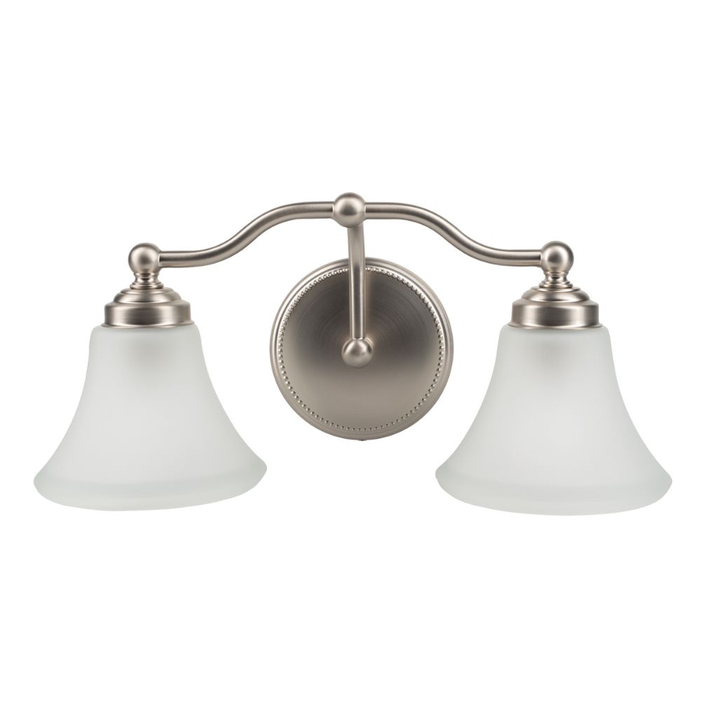 Norwell Lighting 9662-BN-FL Soleil Wall Sconce in Brushed Nickel (Flare Shade)