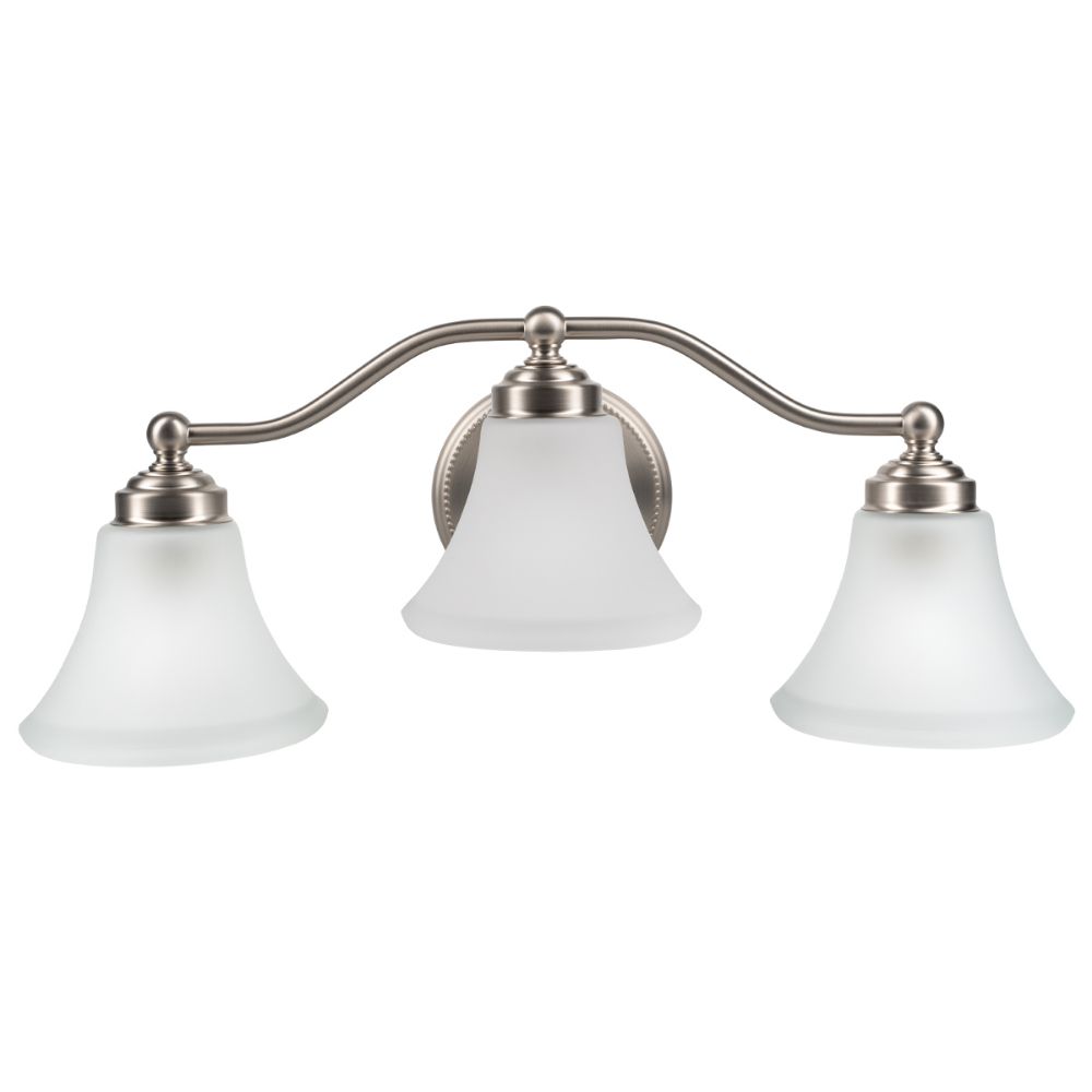 Norwell Lighting 9663-BN-FL Soleil Wall Sconce in Brushed Nickel (Flare Shade)
