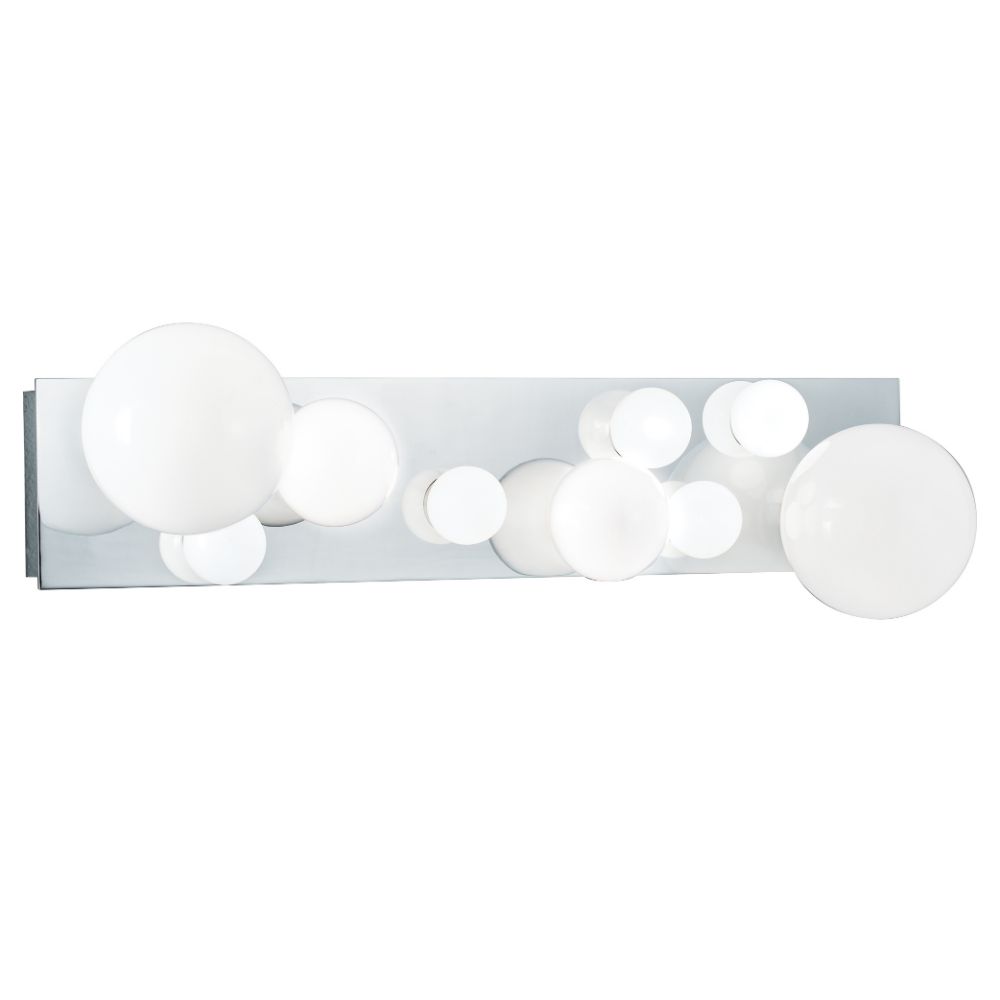 Norwell Lighting 9745-CH-NG Chrome Wall Sconce