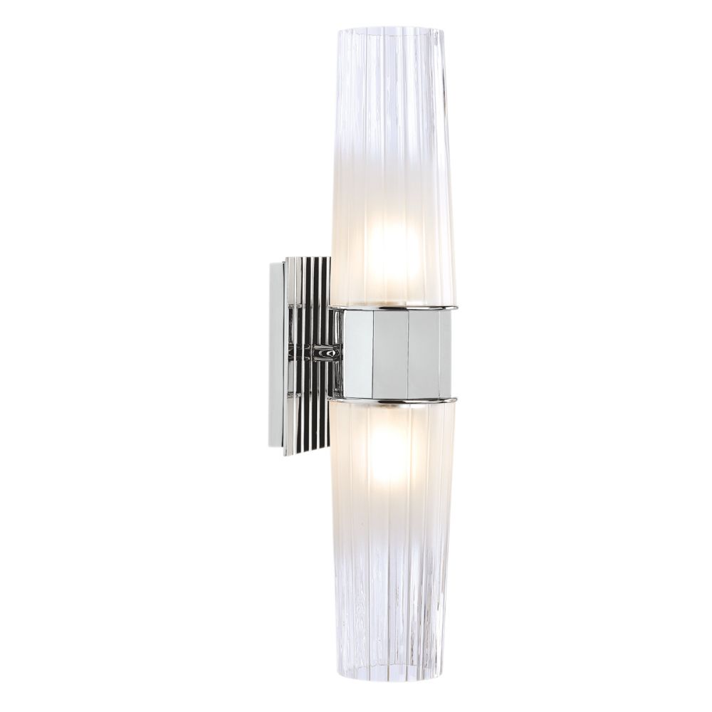 Norwell Lighting 9759-CH-CF Icycle Sconce Single Sconce in Chrome
