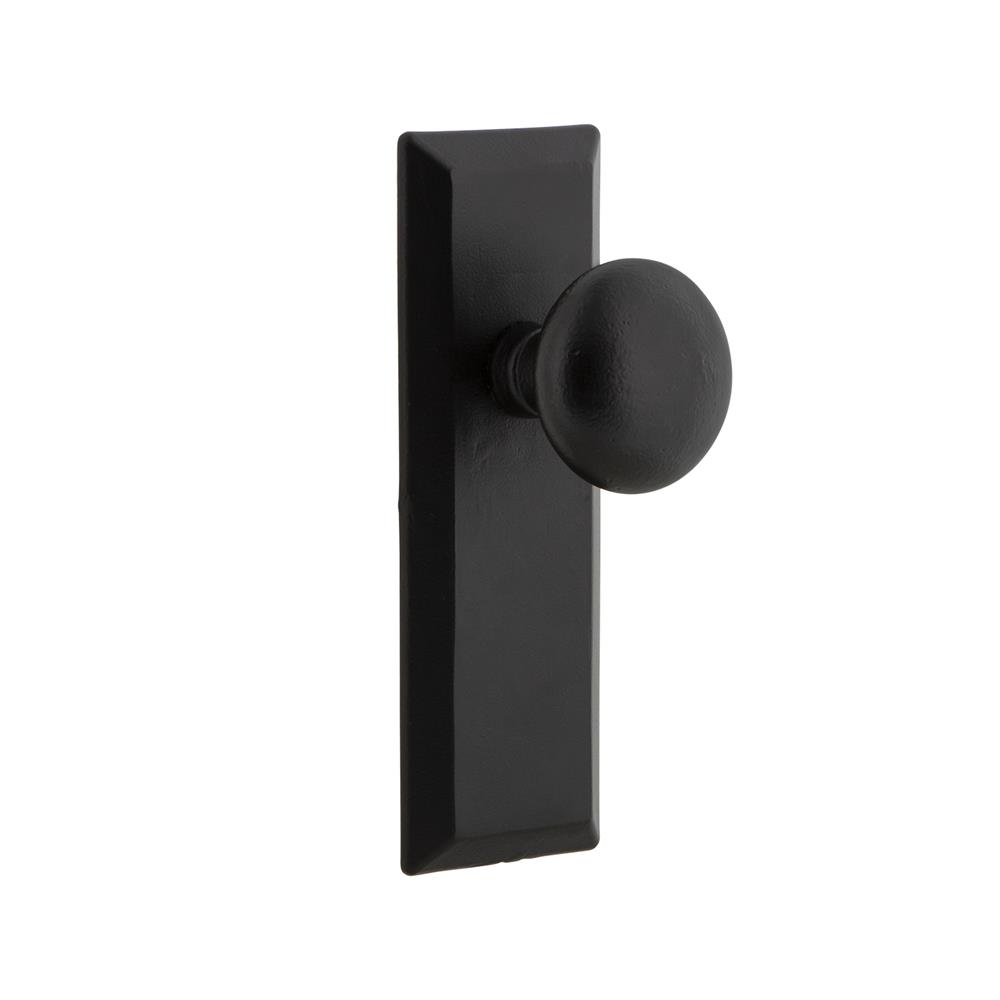 Ageless Iron KEPKEP Ageless Iron Keep Plate Privacy with Keep Knob in Black Iron