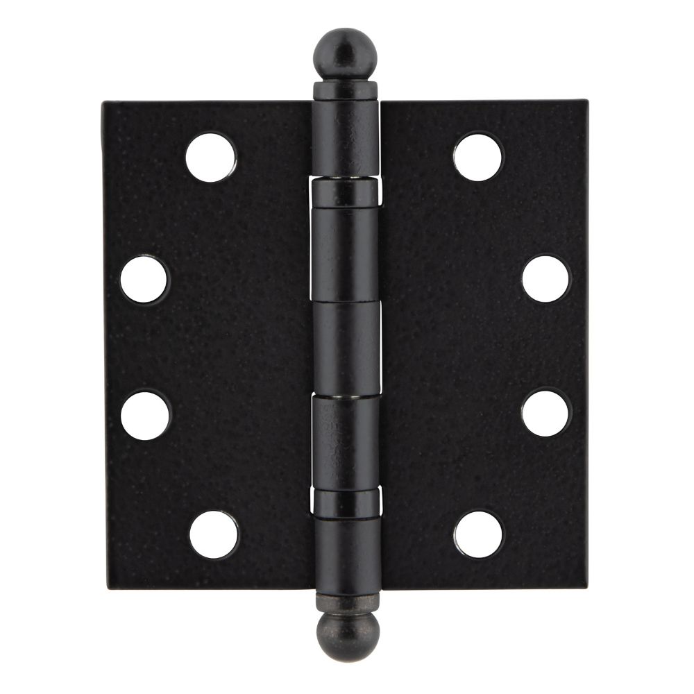 Ageless Iron BALHNG 4.5" Heavy Duty Ball Tip Hinge with Square Corners