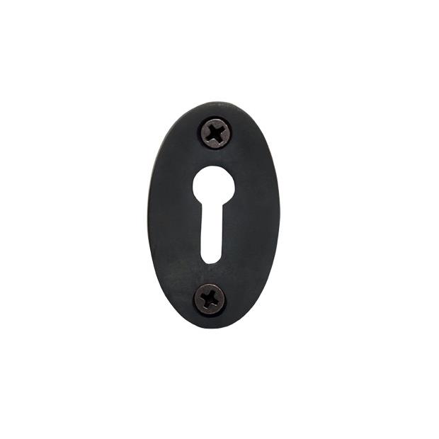 Nostalgic Warehouse KHLCLA Classic Keyhole Cover in Oil-Rubbed Bronze