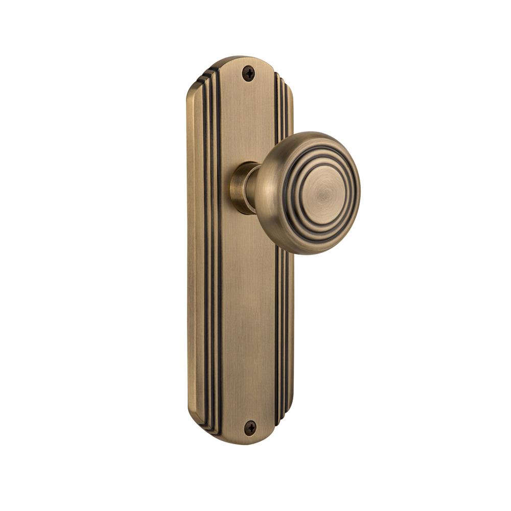 706836 - Nostalgic Warehouse DECCRA Complete Mortise Lockset Deco